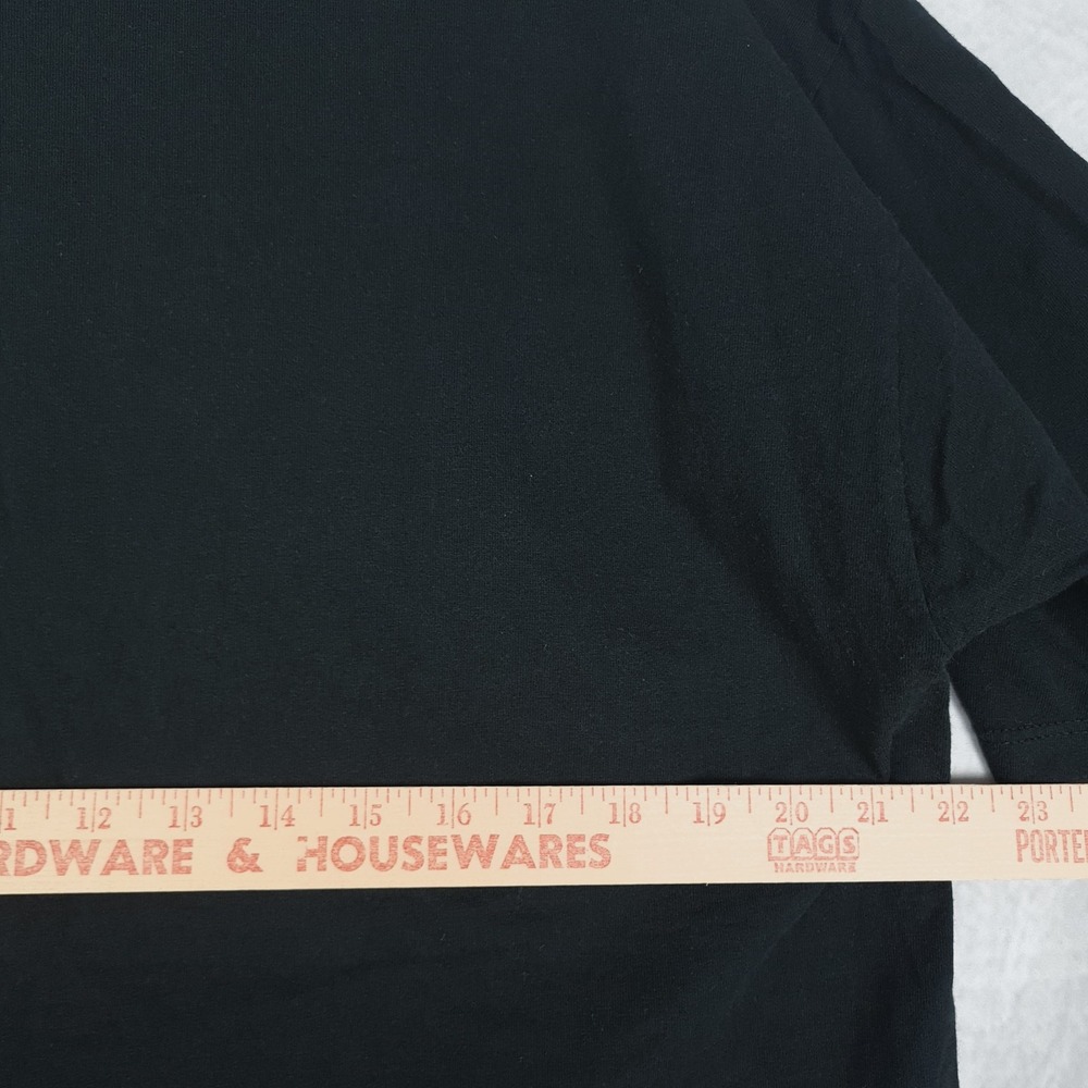 Vintage Rainforest Cafe Shirt Mens XL Black Wolf Animal Graphic Tee Made USA 90s - Picture 10 of 13